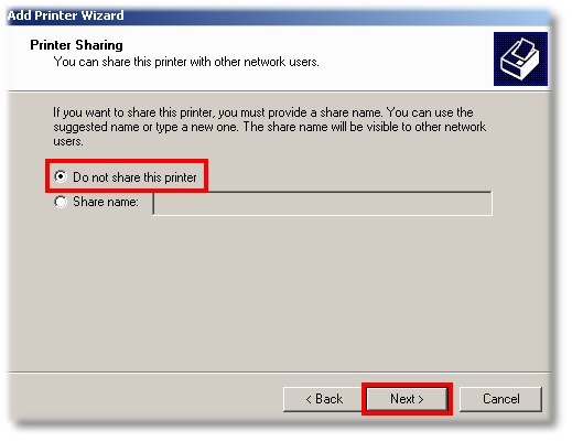 Printer Sharing