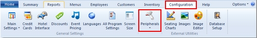 Back Office > Configuration > Peripherals