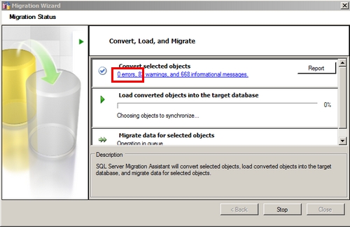 Convert Selected Objects Completed With 0 Errors