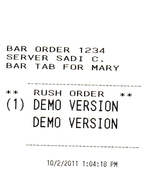 Star TSP100 (Thermal Paper)