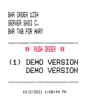 Pos-X Xr210 (Red+Black Ribbon)