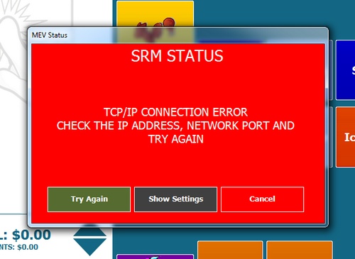 MEV Communications Error