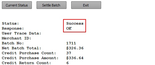 Mercury Payment Back Office Settings