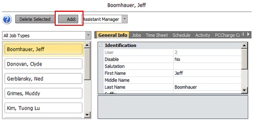 Add New Employee Prompt