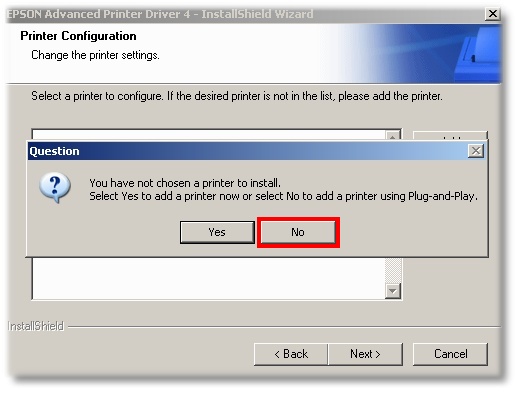 Bypass Add Printer Dialog