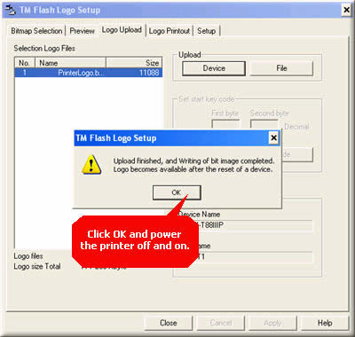 Reset the printer