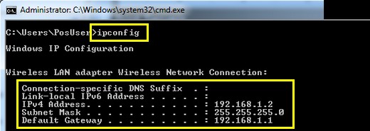 Run IPConfig