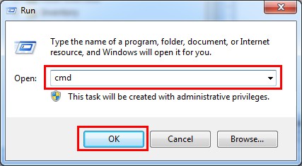 Open a Command Prompt