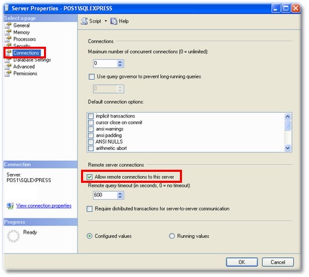 SQL Server Properties