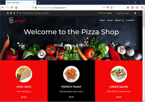 web ordering