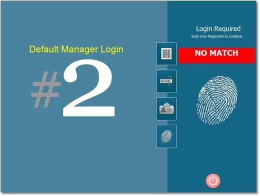 An unsuccessful login attempt
