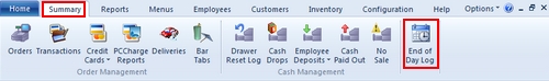 Back Office > Summary