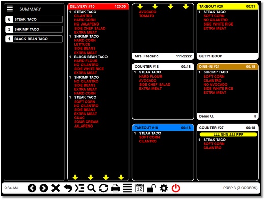 Remote Display Main Screen